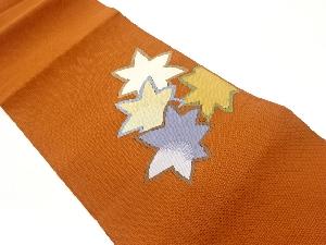 本場筑前博多紅葉模様織出し名古屋帯